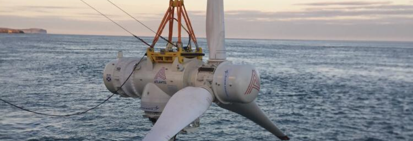 Characterisation of underwater operational sound of a tidal stream turbine