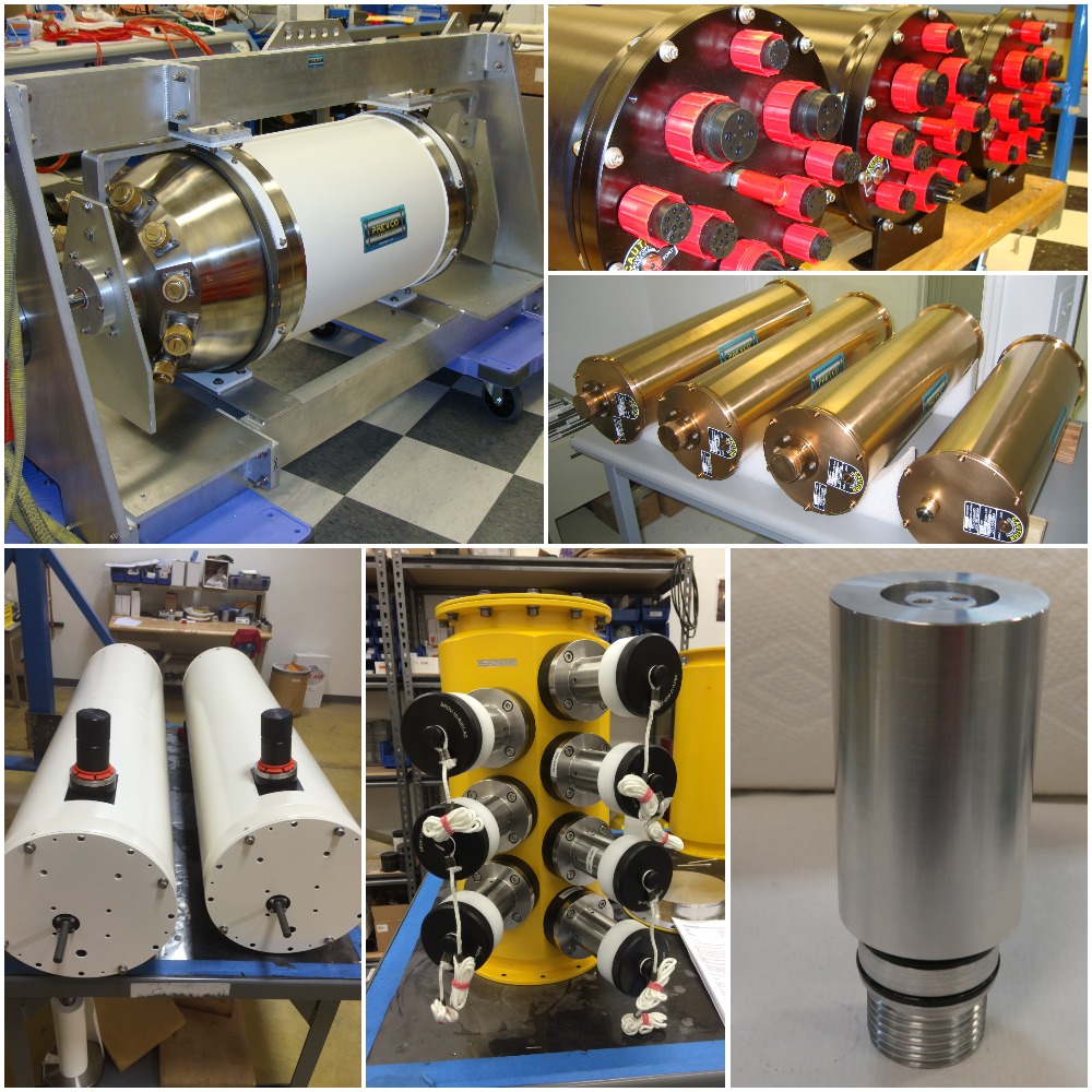 Three images showing Prevco subsea valves